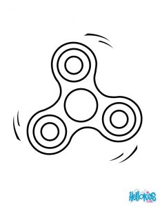 Coloriage Hand Spinner Fid Spinner 2 Coloring Pages Hellokids