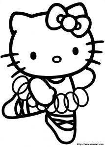 Coloriage Hello Kitty Danseuse Coloriage Hello Kitty Danseuse Etoile