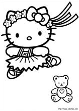 Coloriage Hello Kitty Danseuse Coloriage Hello Kitty Danseuse Etoile