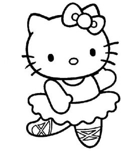 Coloriage Hello Kitty Danseuse Coloriage Hello Kitty Danseuse Etoile