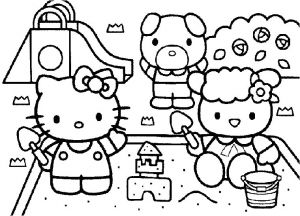 Coloriage Hello Kitty Princesse A Imprimer Gratuit 20 Dessins De Coloriage Hello Kitty En Ligne   Imprimer