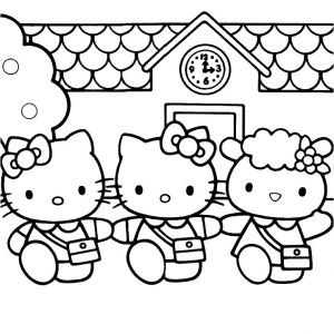 Coloriage Hello Kitty Princesse A Imprimer Gratuit Hello Kitty Dessin Animé Gratuit Az Coloriage