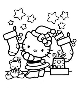 Coloriage Hellokitty 227 Best Coloring Hello Kitty Images On Pinterest