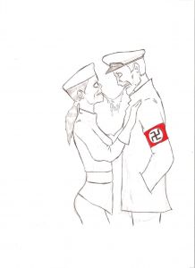 Coloriage Hitler Nazi Drawing at Getdrawings