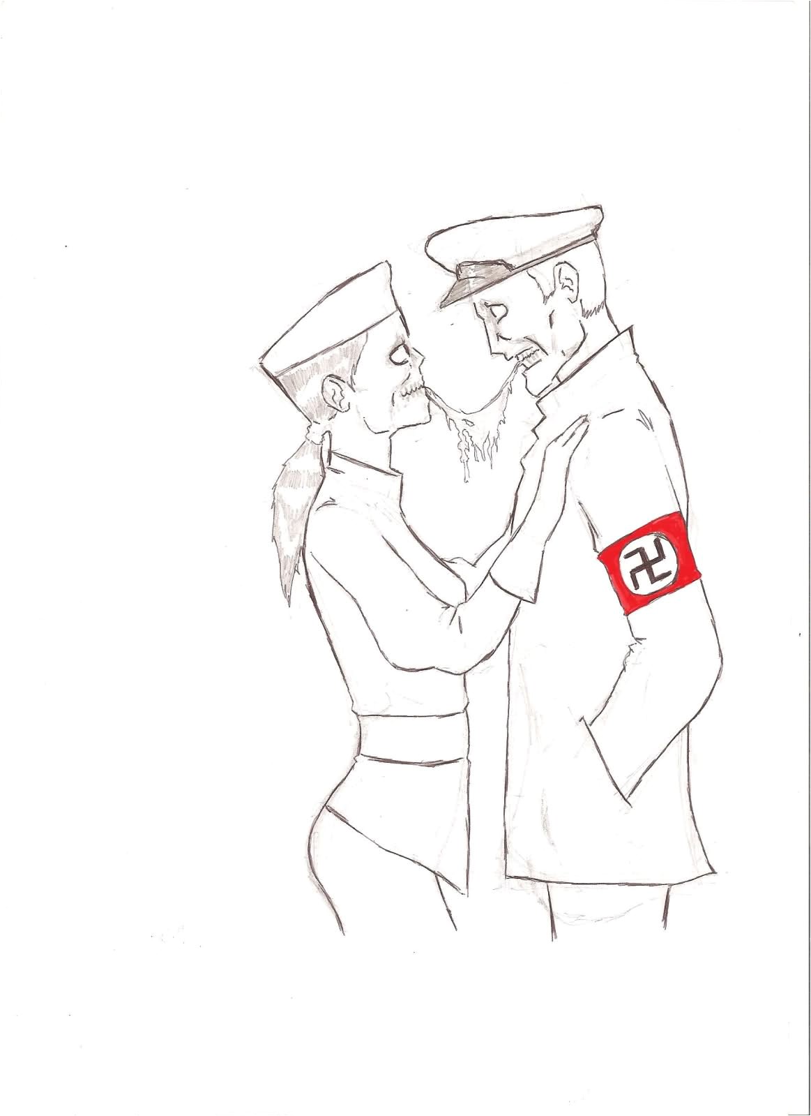 Coloriage Hitler Nazi Drawing at Getdrawings