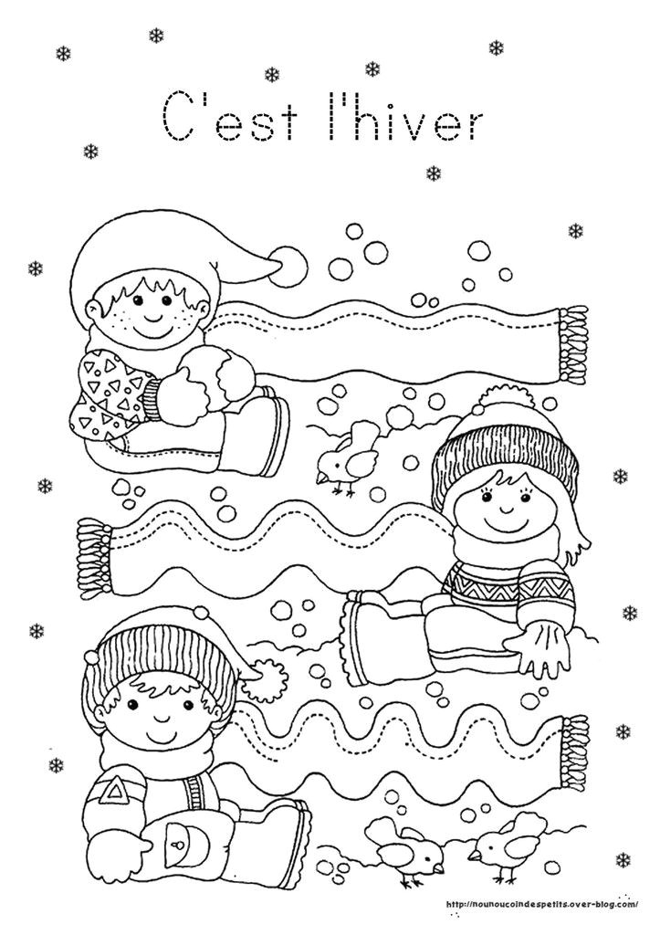 Coloriage Hivers Pour L Hiver Coloriage Hivers Pour L Hiver