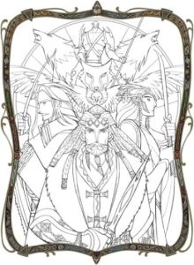 Coloriage Hobbit Telperion Laurelin Coloring Book