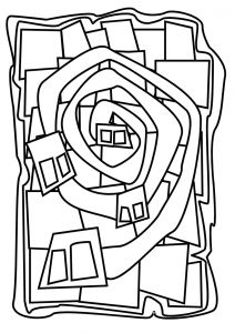 Coloriage Hundertwasser Hundertwasser Hundertwasser Pinterest