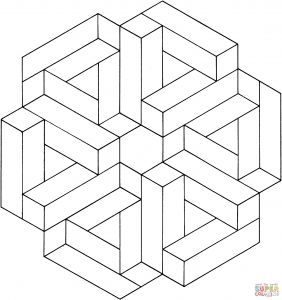 Coloriage Illusion D Optique Coloriage Illusion D Optique 12