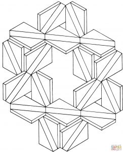 Coloriage Illusion D Optique Coloriage Illusion D Optique 16