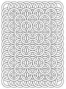Coloriage Illusion D Optique Op Art Jean Larcher 17 Art Optique Coloriages Difficiles Pour
