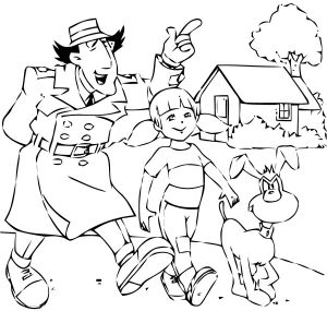 Coloriage Inspecteur Gadget A Imprimer Coloriage Inspecteur Gad