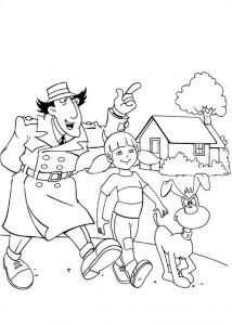 Coloriage Inspecteur Gadget A Imprimer Coloriage Inspecteur Gad