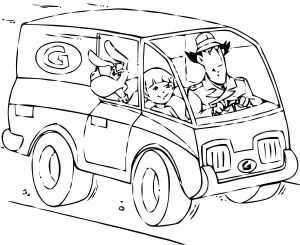 Coloriage Inspecteur Gadget A Imprimer Imprimer Sur Internet Az Coloriage