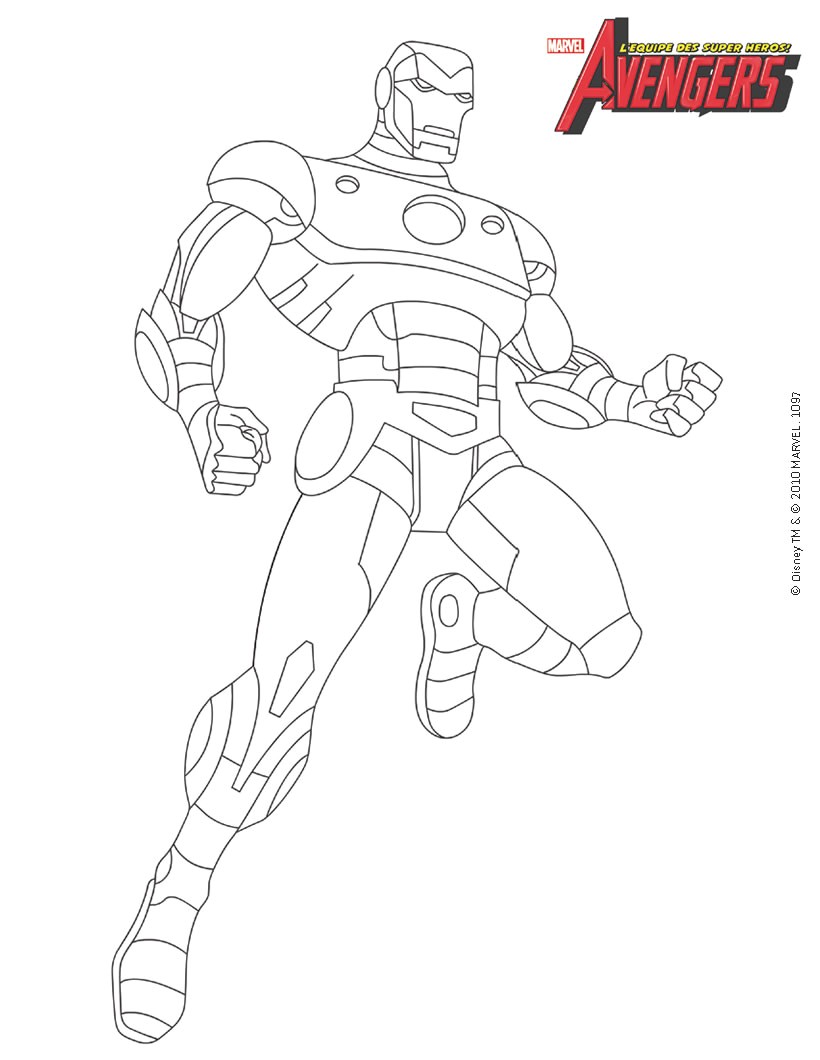 Coloriage Ironman A Imprimer Gratuit Coloriage Iron Man