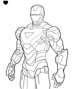 Coloriage Ironman A Imprimer Gratuit Coloriage Iron Man