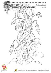 Coloriage Jack Et Le Haricot Magique Coloriage Jack Et Le Haricot Magique