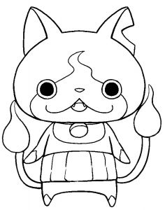 Coloriage Jibanyan Coloriages Yo Kai Watch Coloriage