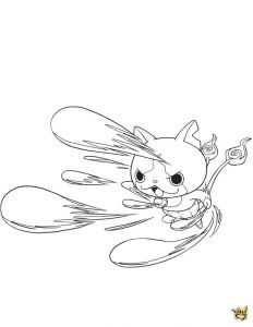 Coloriage Jibanyan Jibanyan Est Un Coloriage De Yo Kai Watch