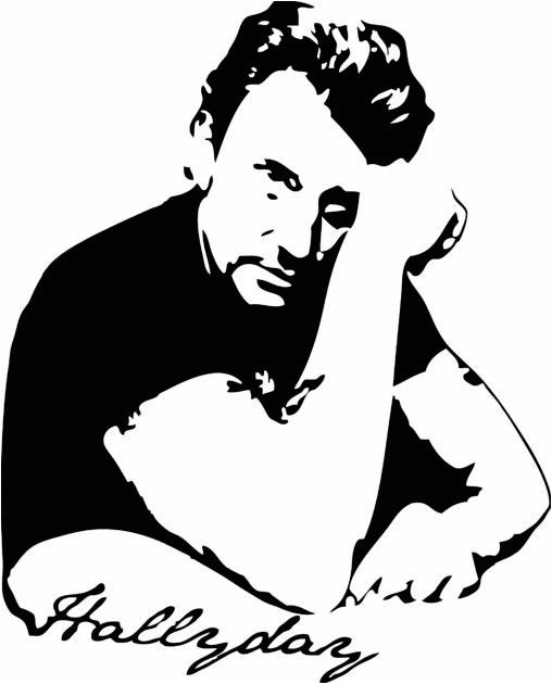 Coloriage Johnny Hallyday Haut Coloriage Johnny Hallyday Décor