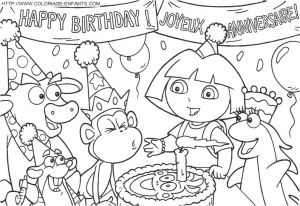 Coloriage Joyeux Anniversaire Papa à Imprimer De 97 Dessins De Coloriage Anniversaire 8 Ans Imprimer