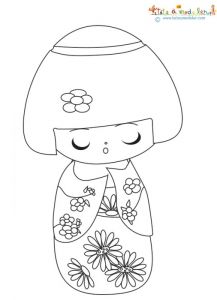 Coloriage Kimmidoll Petite Kimmidoll Colorier Sur Tªte Modeler