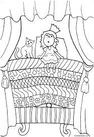 Coloriage La Princesse Au Petit Pois La Princesse Au Petit Pois La Princesse Au Petit Pois