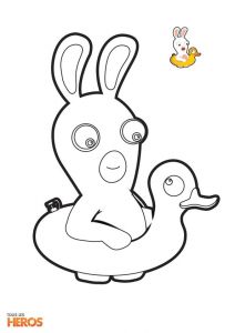 Coloriage Lapin Cretain Gratuit Coloriage Lapins Crétins3 595842