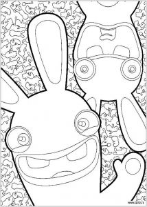 Coloriage Lapin Cretain Gratuit Les 16 Meilleures Images Du Tableau Coloriage Lapin Crétin Sur