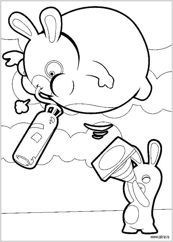 Coloriage Lapin Cretain Gratuit Les 16 Meilleures Images Du Tableau Coloriage Lapin Crétin Sur