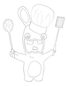 Coloriage Lapin Cretain Gratuit Les Lapins Crétins Le Blog De Cathy73