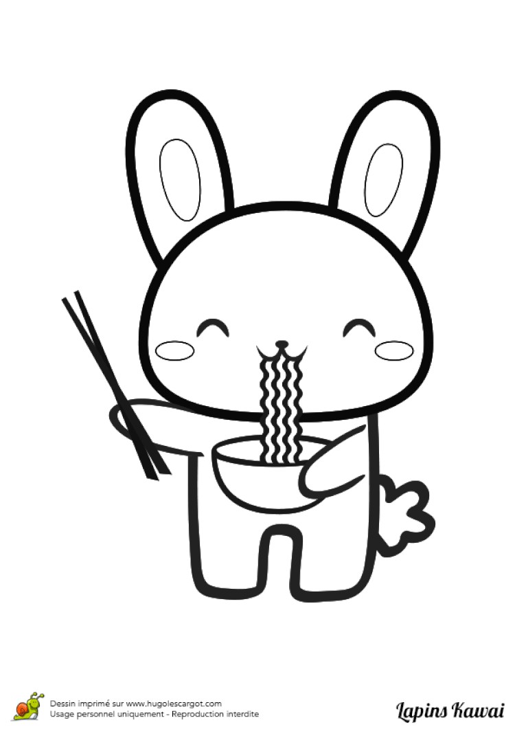 Coloriage Lapin Crètin A Imprimer Ides De Dessin A Colorier Kawaii Licorne Galerie Dimages