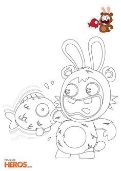 Coloriage Lapinoo Coloriage Lapin Cretin2 24803508