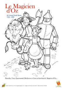 Coloriage Le Magicien D Oz Coloriage Magicien Oz Sur Hugolescargot
