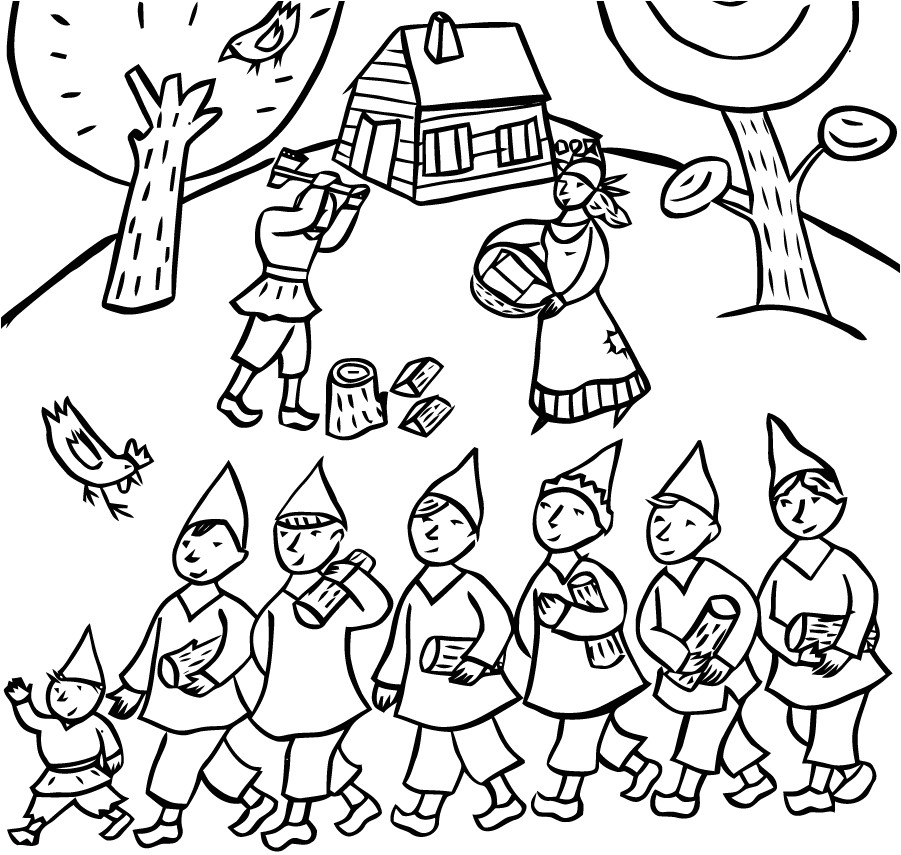 Coloriage Le Petit Poucet Le Coin Des Livres De Ptitclic Des Contes Cél¨bres Pour Les Az