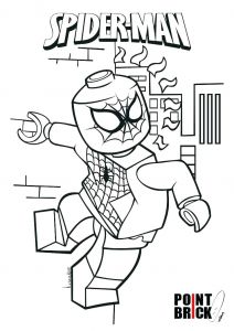 Coloriage Lego Marvel Super Heros Coloriage Lego Spiderman A Imprimer Coloriage Lego Spiderman