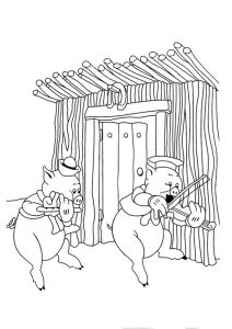 Coloriage Les 3 Petit Cochon Coloriage Les Trois Petits Cochons 6