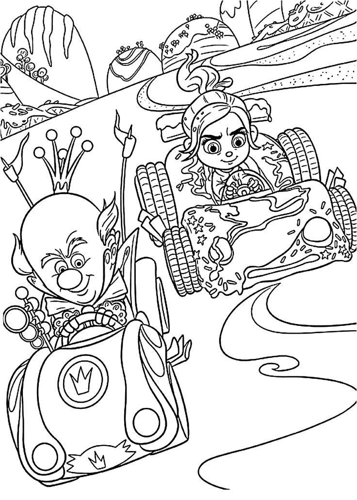 Coloriage Les Mondes De Ralph 15 Best Coloring Pages Wreck It Ralph Images On Pinterest