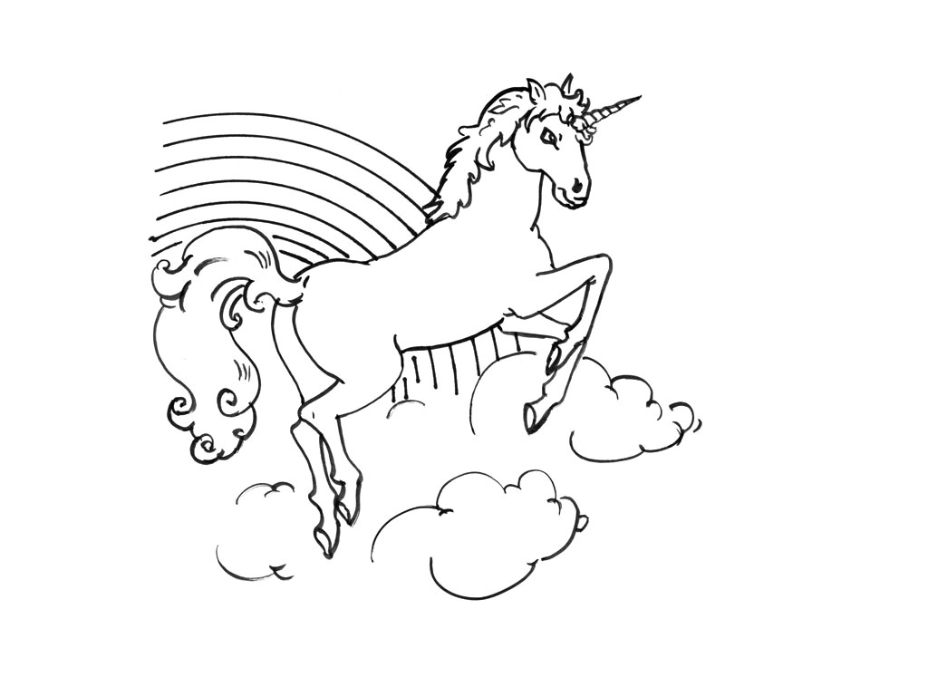 Coloriage Licorne à Imprimer Gratuit Ides De Dessin A Colorier Kawaii Licorne Galerie Dimages