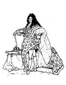 Coloriage Louis Xiv Coloriage Roi Louis 14 Unique Mod¨le Free Coloring Page Coloring