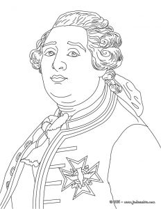 Coloriage Louis Xiv Coloriages Coloriage De Louis Xiv Le Roi soleil Fr Hellokids