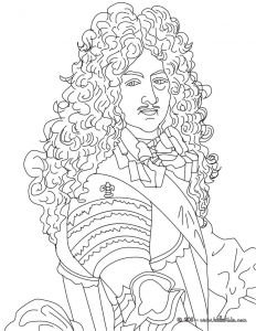 Coloriage Louis Xiv King Louis Xiv the Sun King Coloring Page Cc Cycle 2