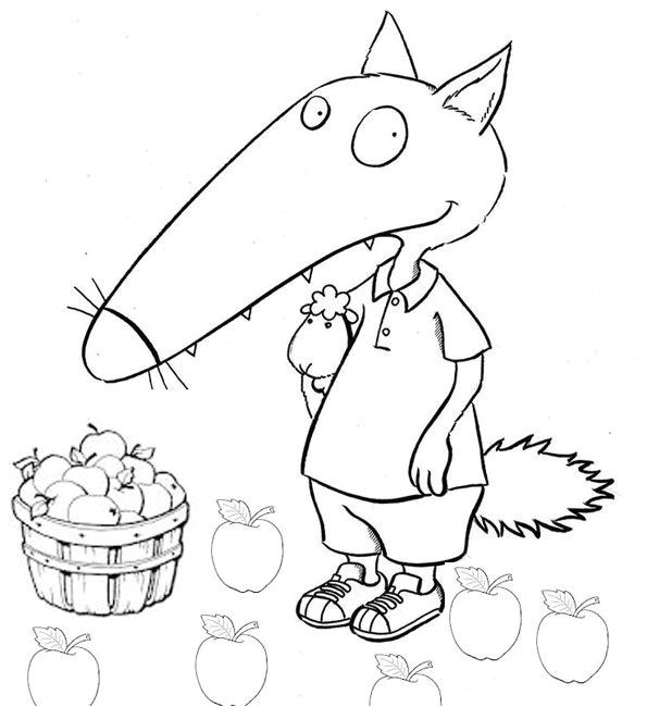 Coloriage Loup Rigolo 127 Best Loup Images On Pinterest