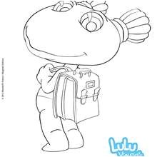 Coloriage Lulu Vroumette Coloriages Coloriage De Lulu La tortue Fr Hellokids
