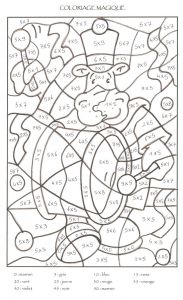 Coloriage Magiq Coloriage Magique Cp Colorier Dessin Imprimer