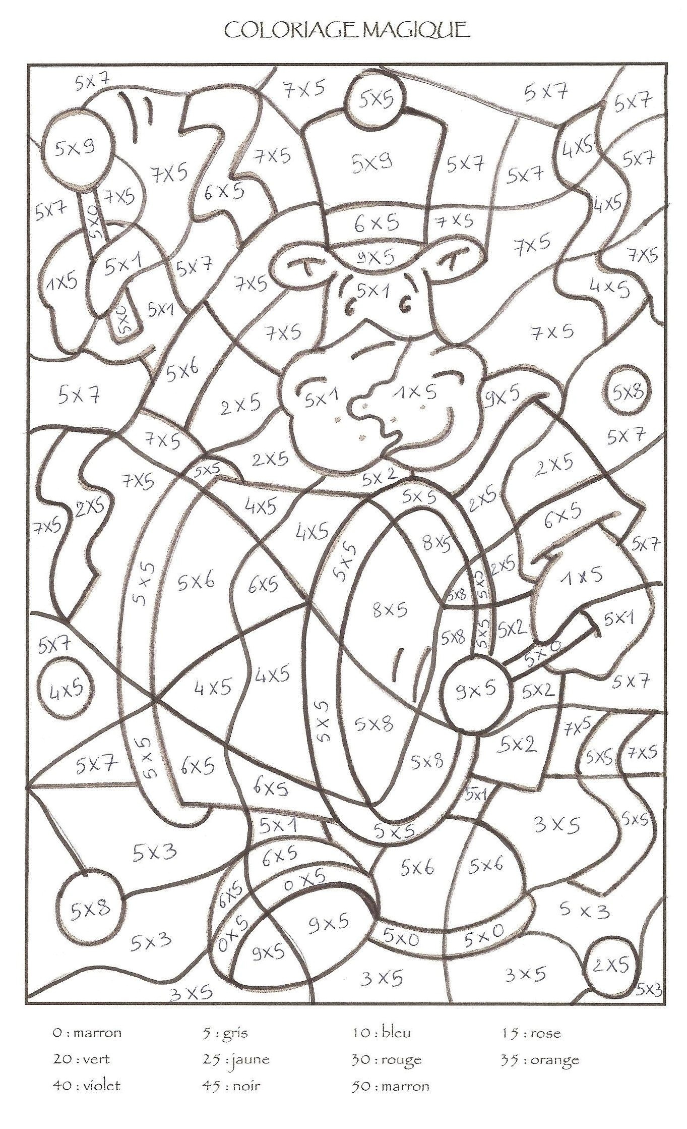 Coloriage Magiqu Coloriage Magique Cp   Colorier Dessin   Imprimer