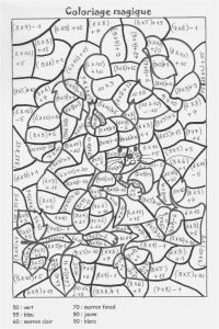Coloriage Magique 6 Ans Coloriage Magique soustraction Colorier Dessin Imprimer