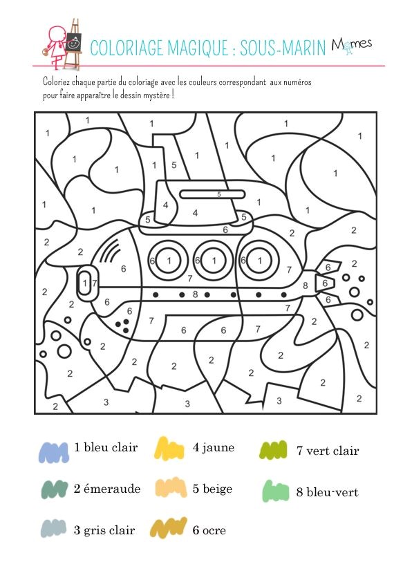 Coloriage Magique 6ème 105 Best Kleuren Op Nummer Images On Pinterest