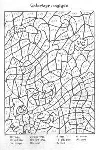 Coloriage Magique 6eme Coloriage Coloriage Magique 4 Autonomie Pinterest