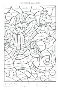 Coloriage Magique Anglais Cm2 Coloriage Magique La Nature Des Mots Lin Nne Mfl French Coloriage